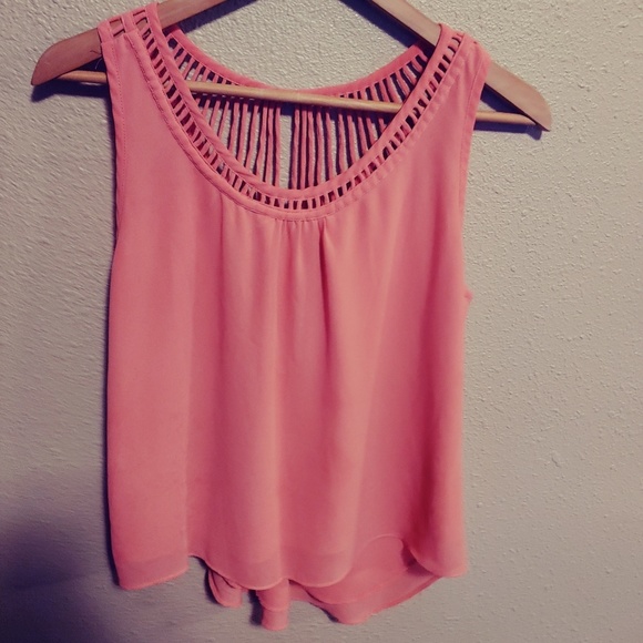 Naked Zebra Tops - 🎂 Naked Zebra | Pink blouse Tank
